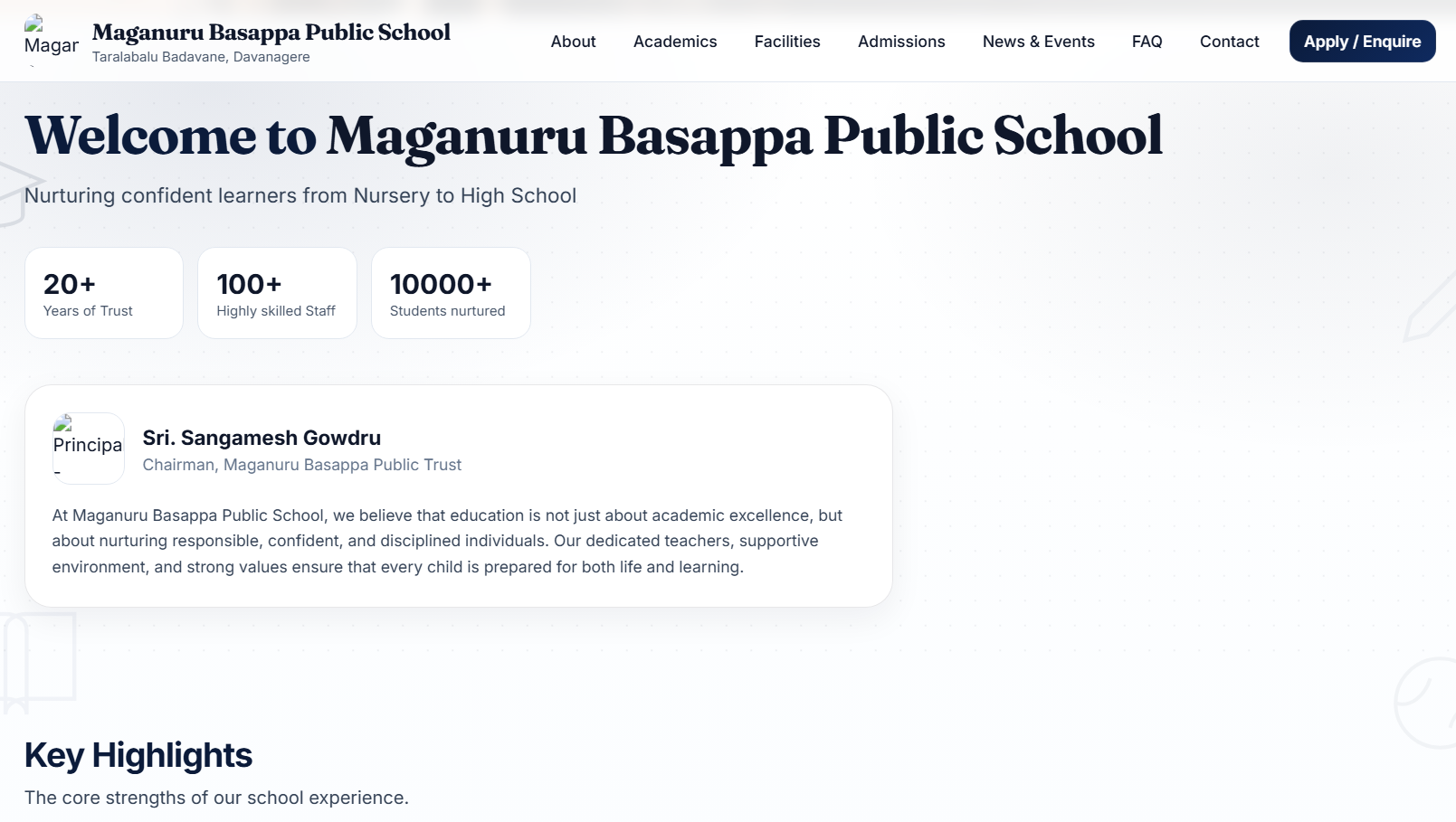 Maganuru Basappa Publich School